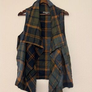 Natural Reflections Plaid Vest